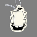 Paper Air Freshener Tag W/ Tab - Clipper Ship